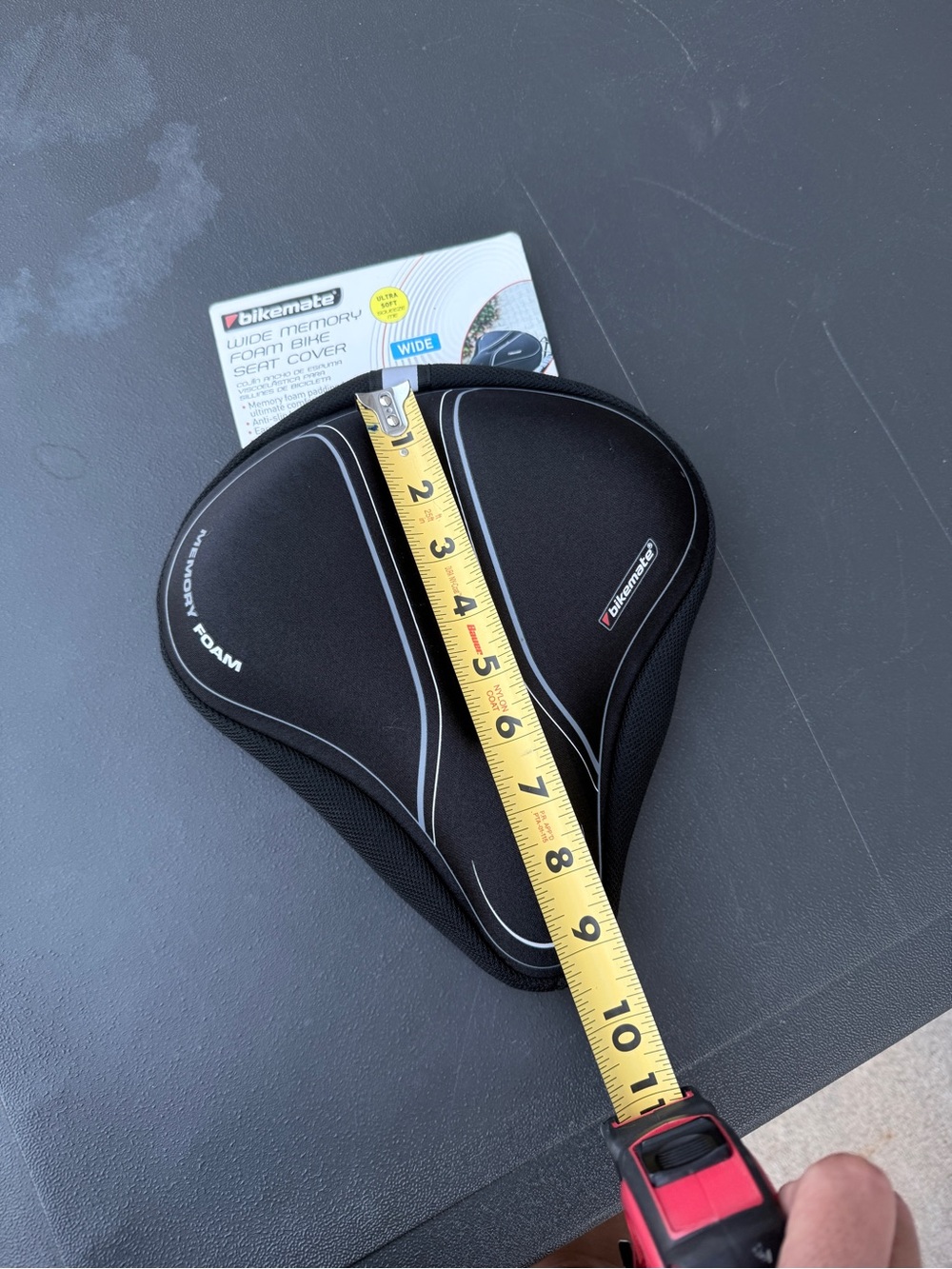 Bike mate-Bike Seat Cushion Saddle Cover - Black Comfort Zone -NEW, never used. - Picture 6 of 7